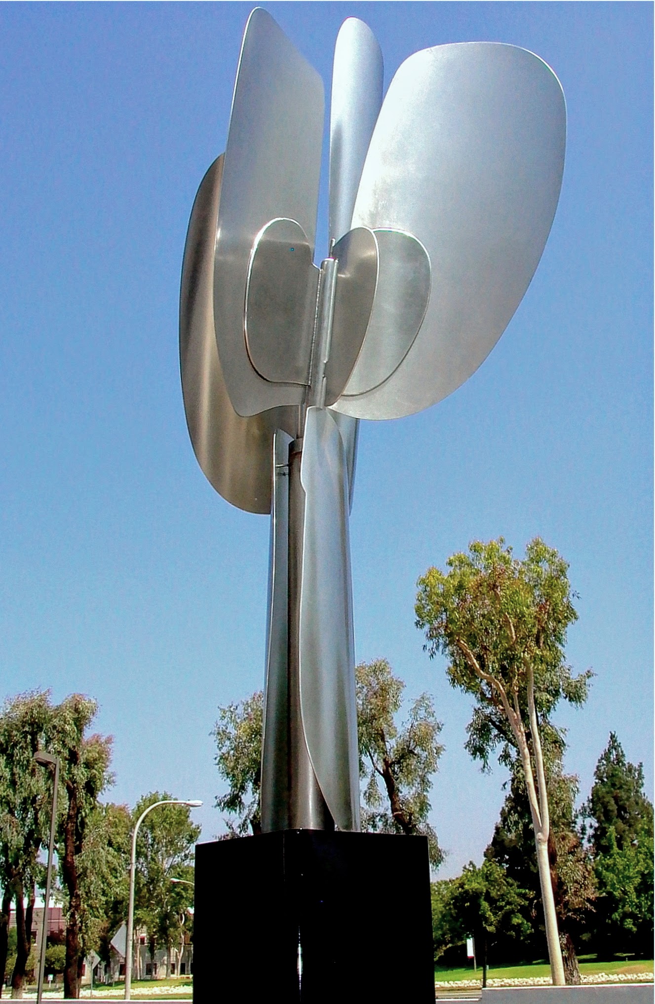 Brea's Wind Sculpture, George Baker, South Side of Imperial, Between Saturn & Valencia