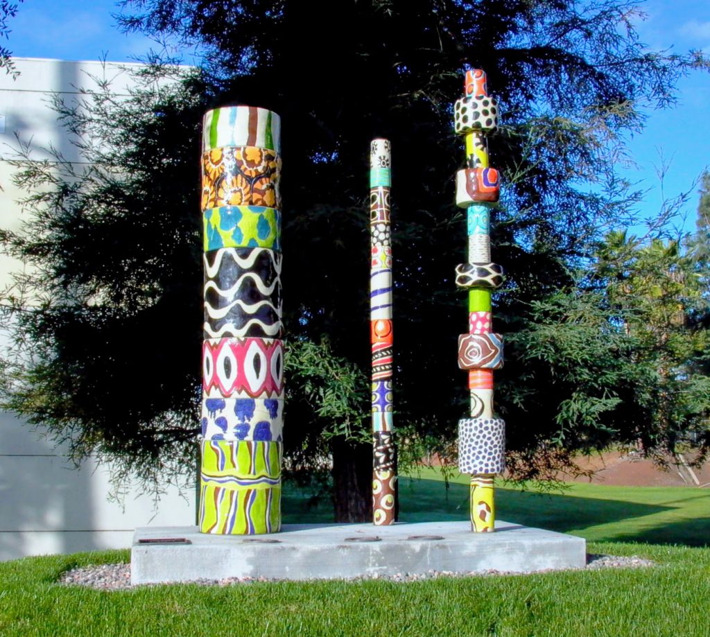 Trade Totems, Sally Russell, West Side of Berry, South of Central