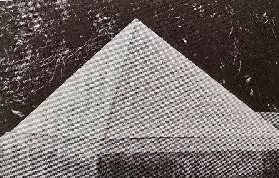 The Pyramid (Stolen,) Marlin Beaver, Northwest Corner of Northwood & La Canada