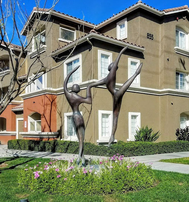 Ascending Dancer, Robert Holmes, West Side of Brea Boulevard, North of Central