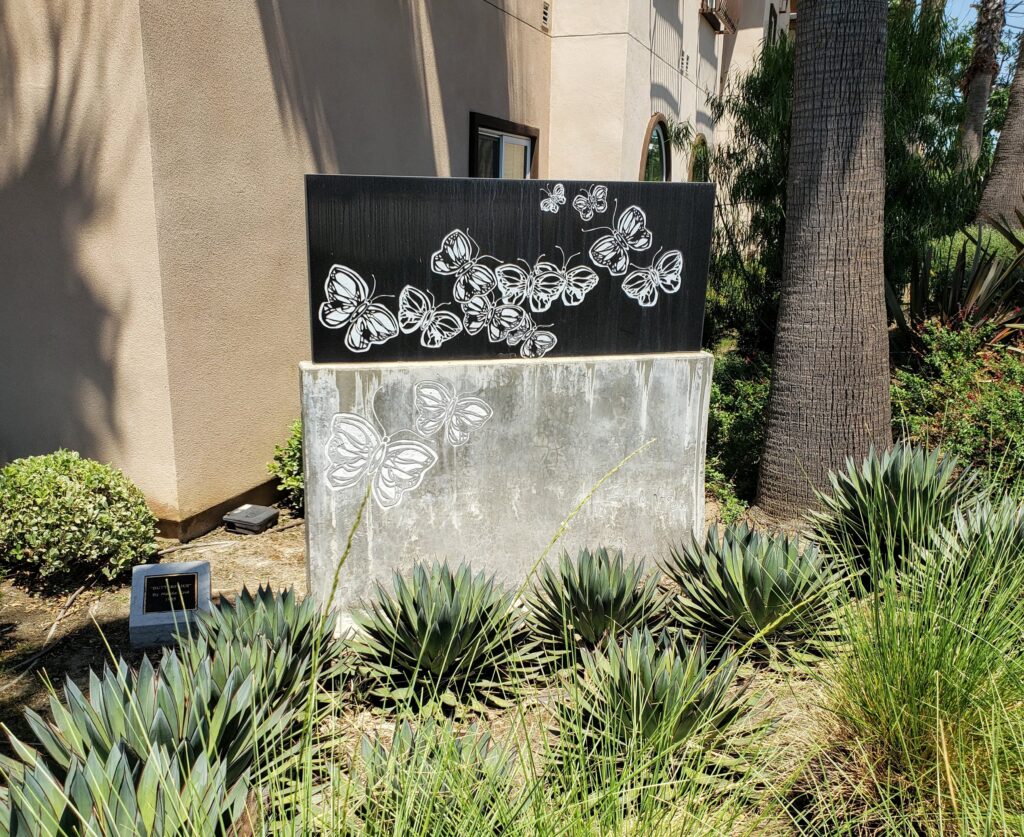 Butterflies, Natalie Krol, Northeast Corner of Lambert & Pepper Tree