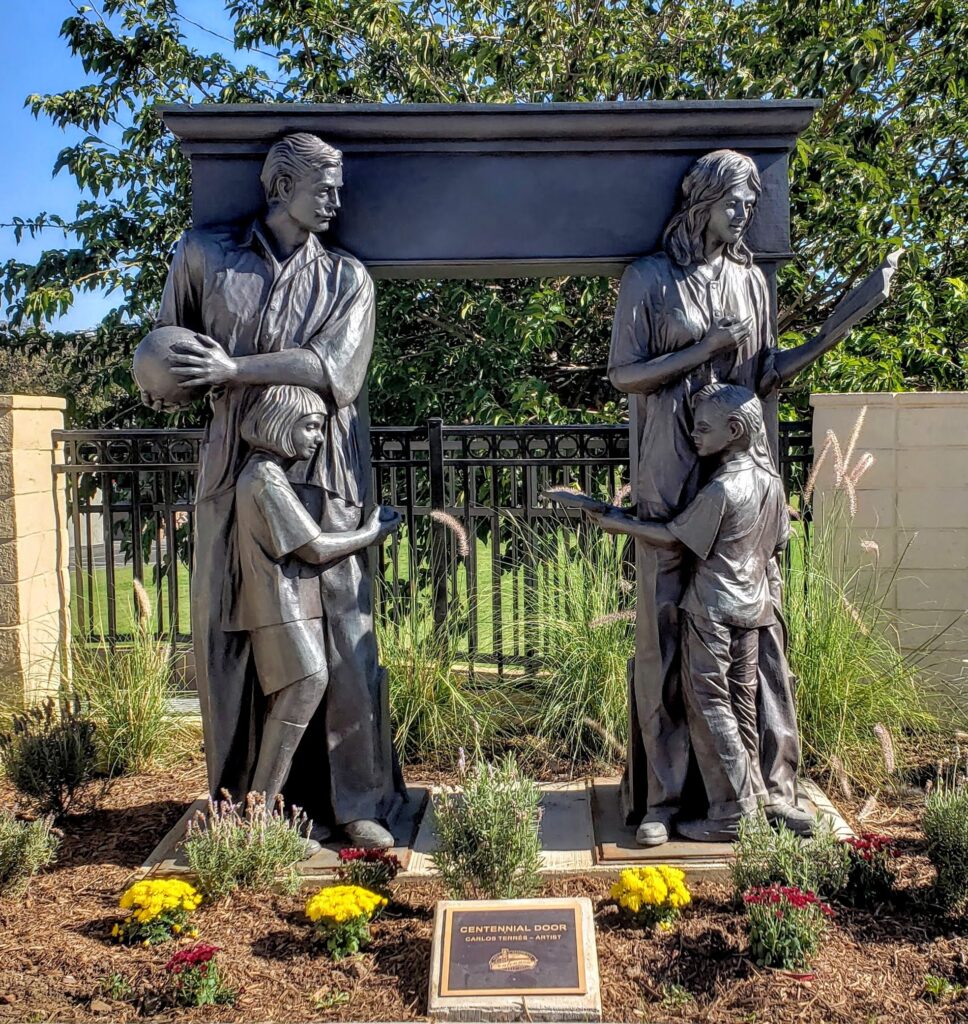 Centennial Door (Auto Accident,) Carlos Terres, Southeastern Corner of Birch & Flower